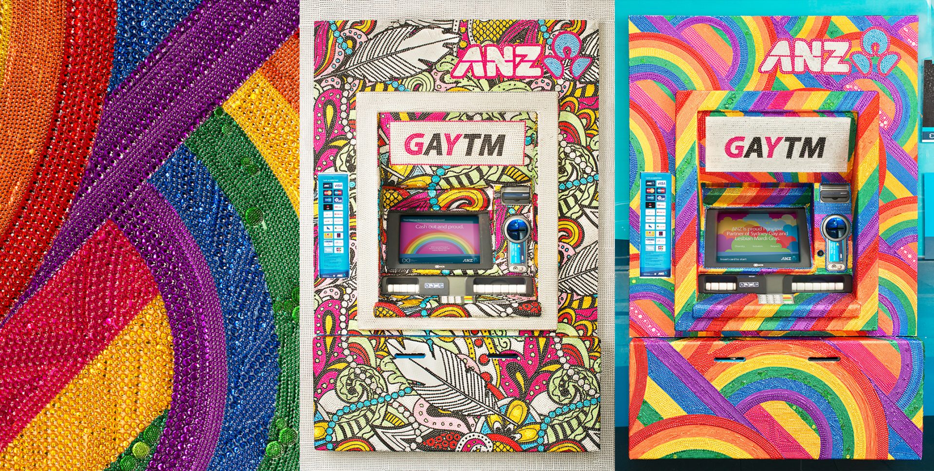 ANZ GAYTM Mardi Gras Rainbow Pride by The Glue Society