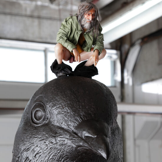 Pigeon Statue Public Art