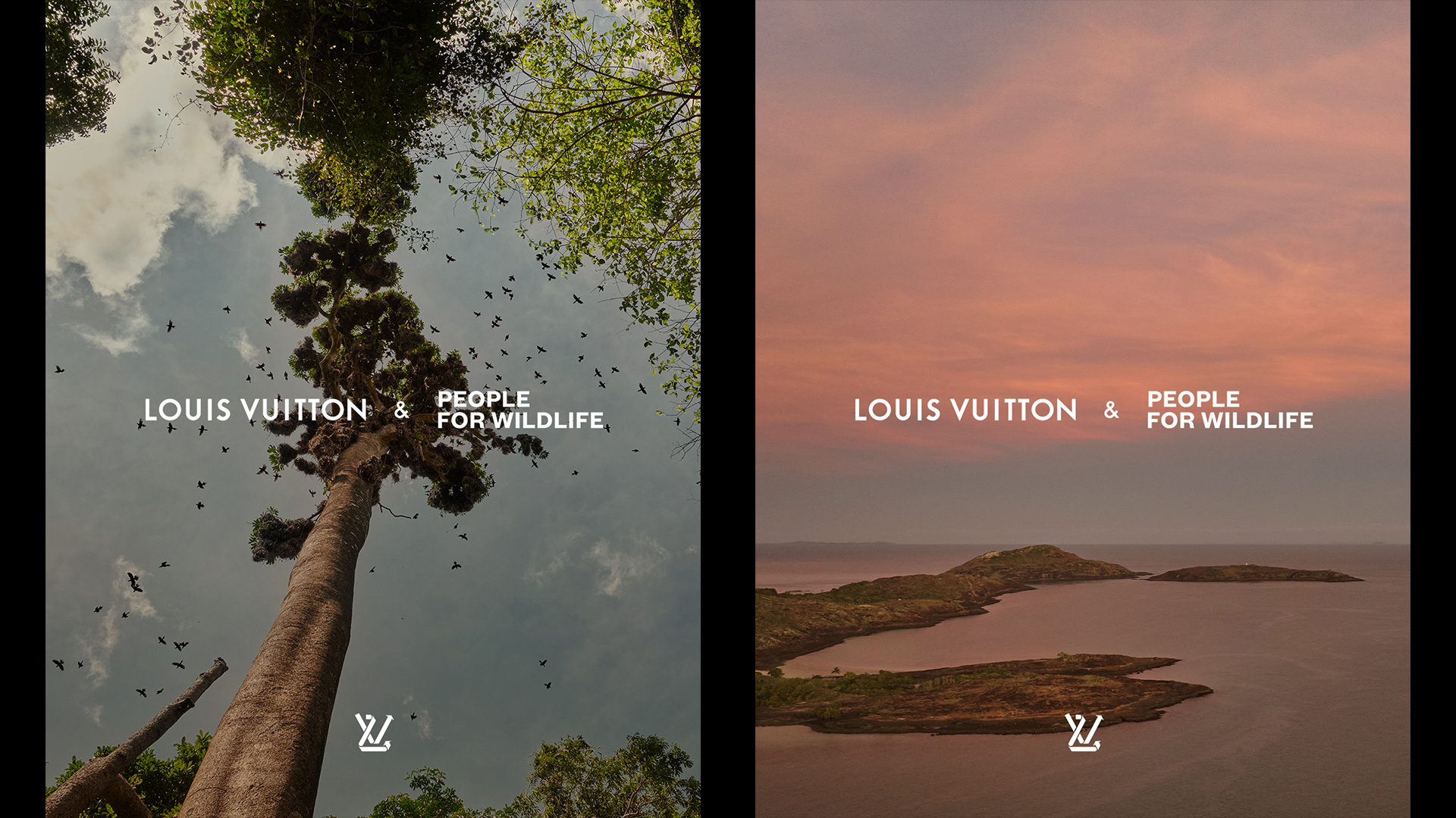 Louis Vuitton People for Wildlife LV Advertising