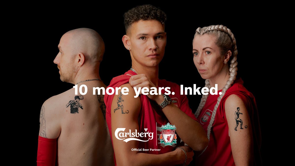 10 more years. Inked. Carlsberg Liverpool F.C