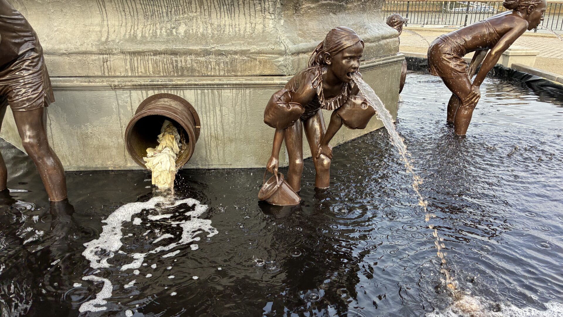 Fountain of Filth London UK by Glue Society